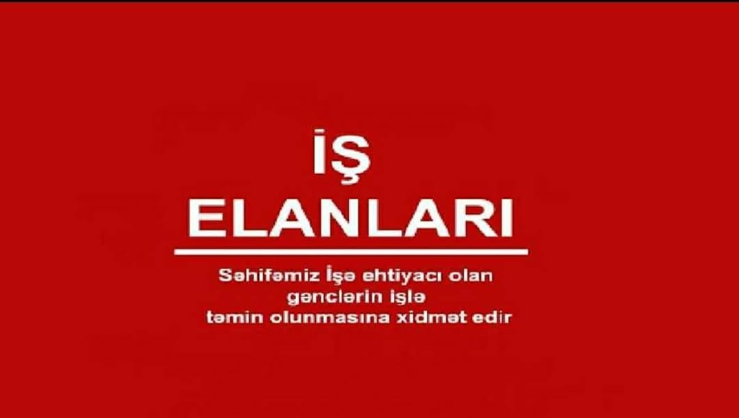 İŞ İLANI: SUŞİÇİ (ERKEK) Bakü — 1,100₼