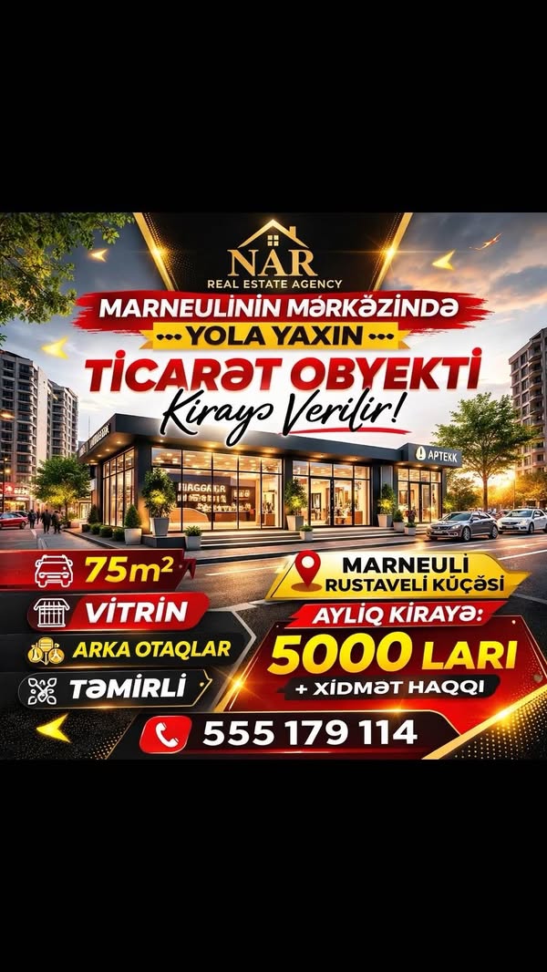 Kirayə mənzil — 5,000₾