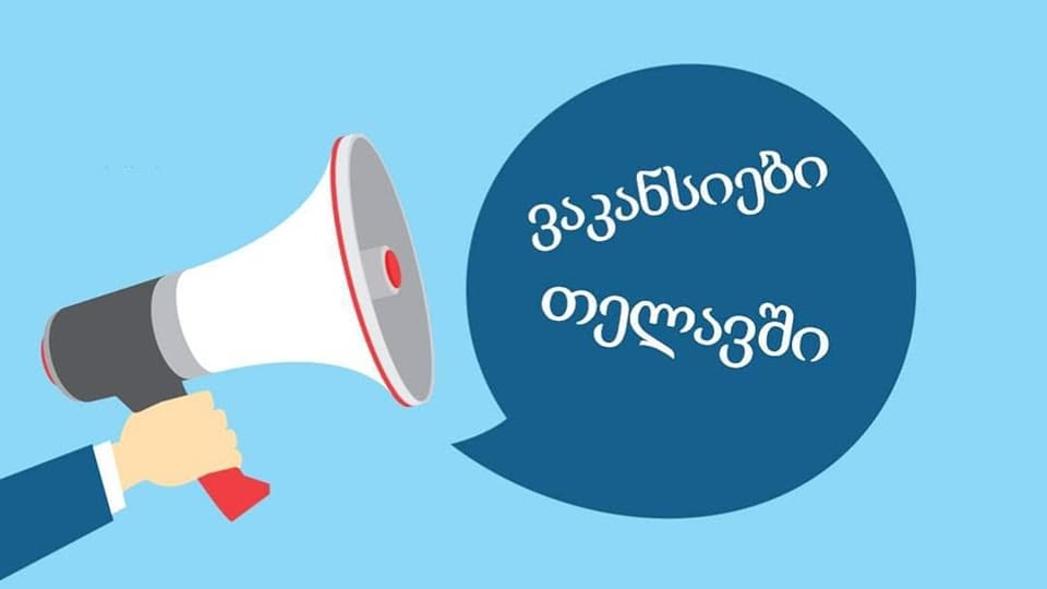 დრაივზე ვეძებ ბარისტებს მაქვს 2 ობიექტი