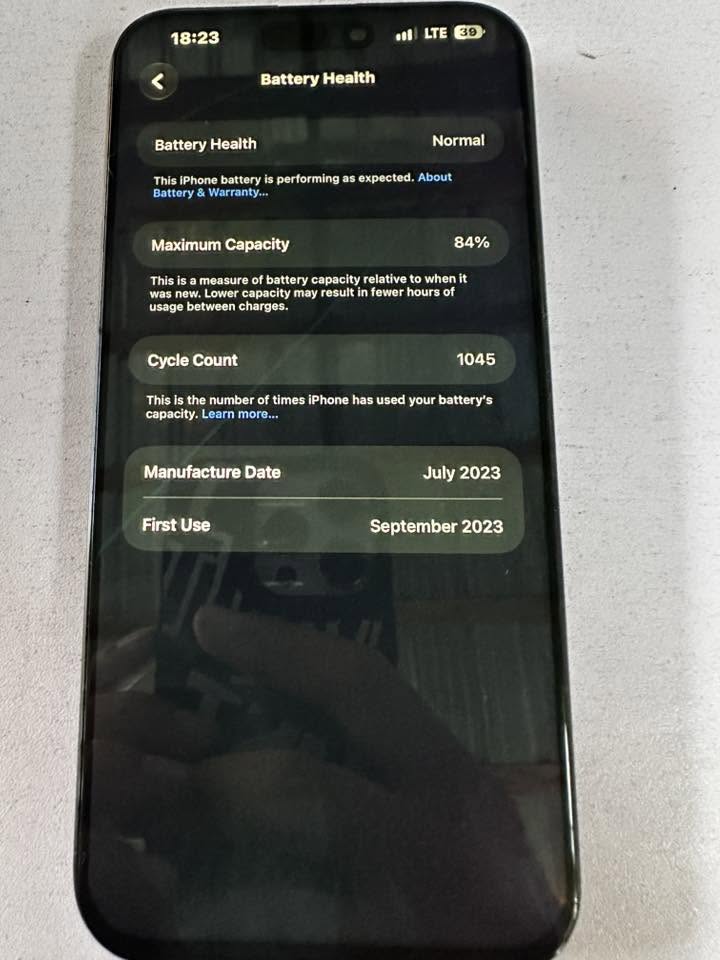 iPhone 15 Pro Max 256GB-ს ფაბრიკული რეზეტირება