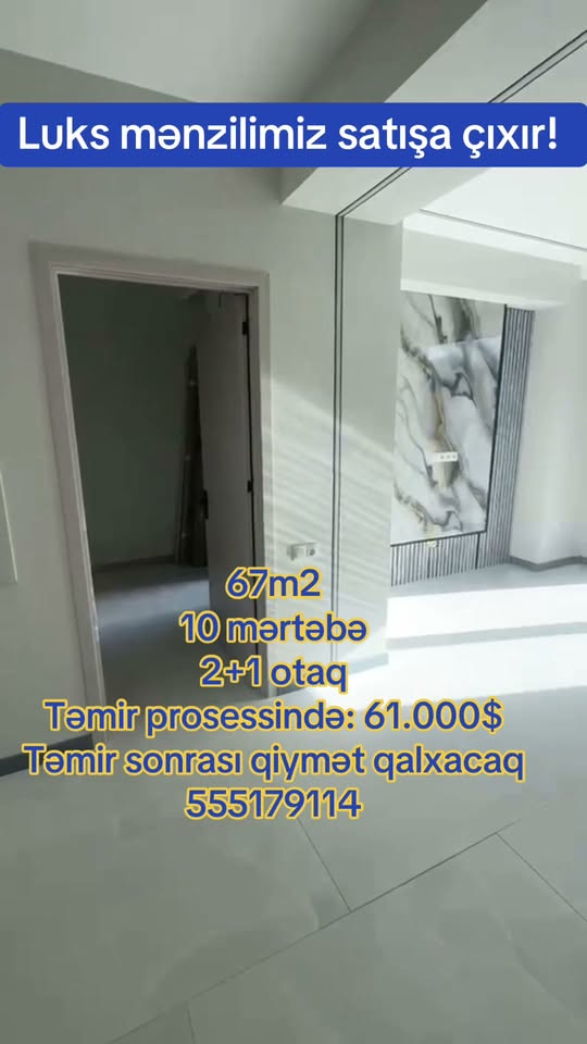2+1 odalı daire, 67 m², tadilatlı