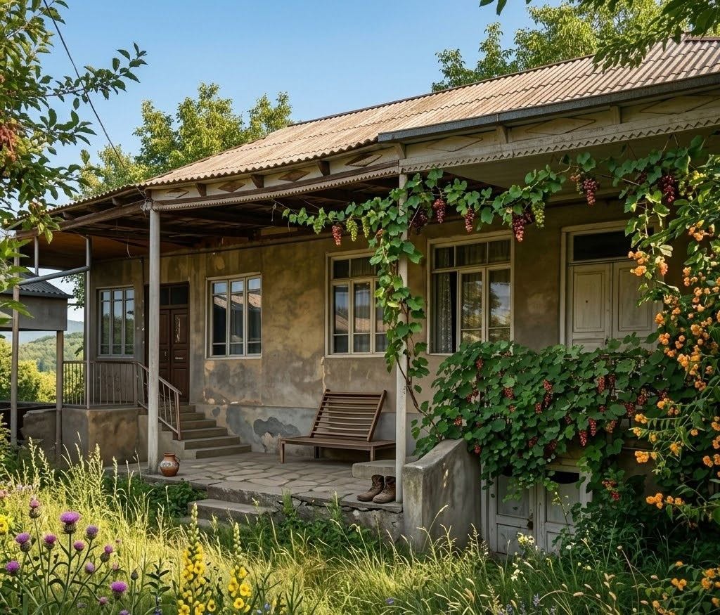 📍 Վաճառվում է տուն և բակ գյուղում