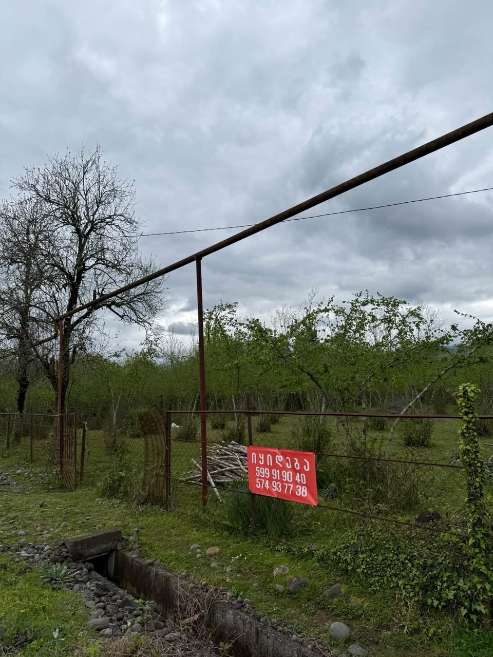 Urgently for sale a plot of land in Chokhatauri!