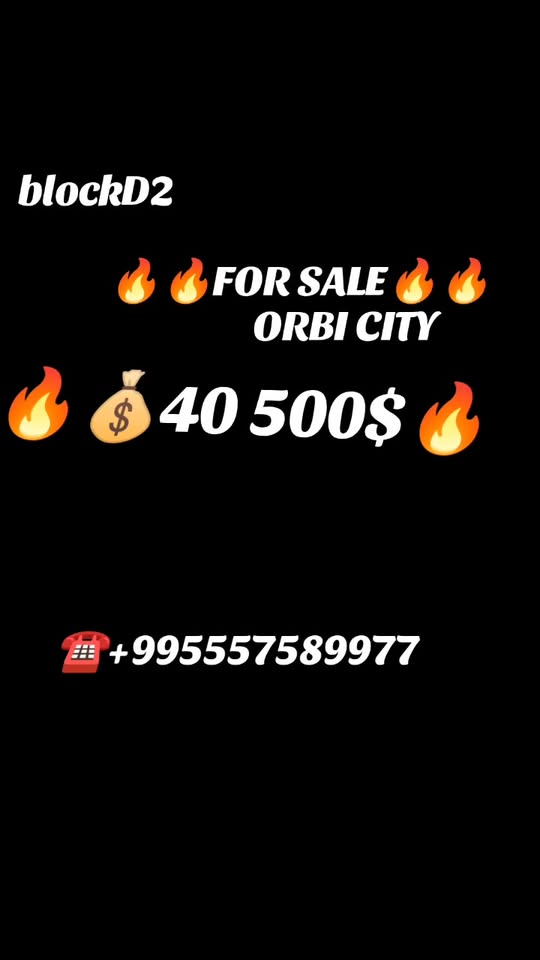 Mənzil Orbi City, blok D2