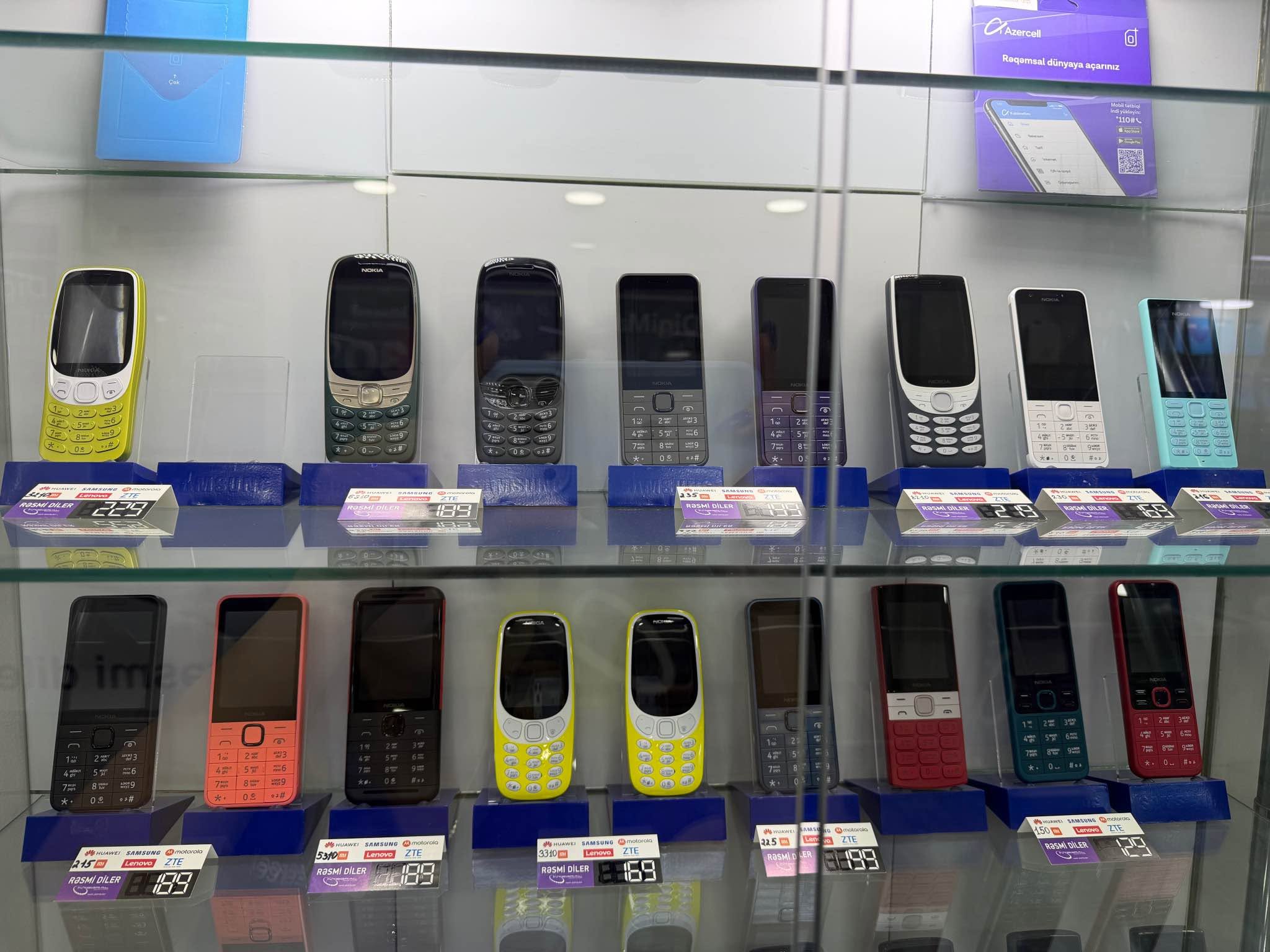 New phones with 1-year warranty