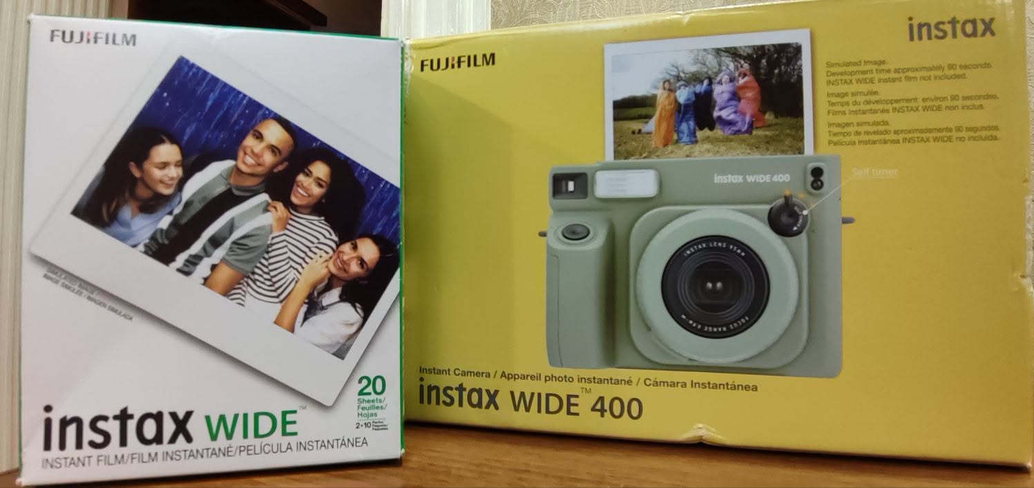 Instax Wide 400 Կանաչ 20 նկարահանումների ֆիլմով