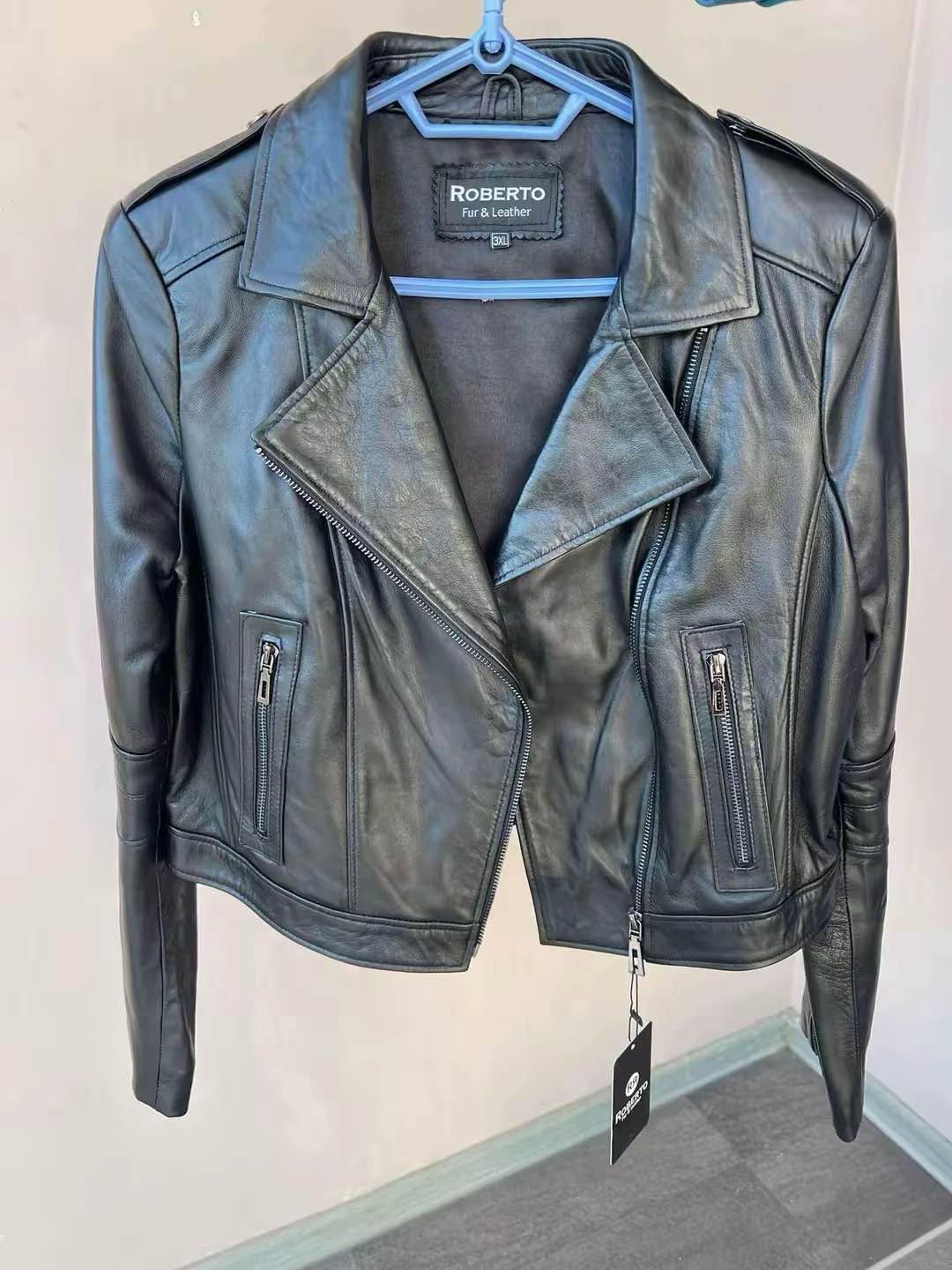 Real Leather ქალის ნატურალური ტყავის ქურთუკები