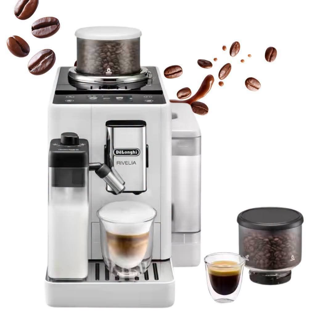 DeLonghi -ის ესპრესოს ავტომატური ყავის აპარატით,
