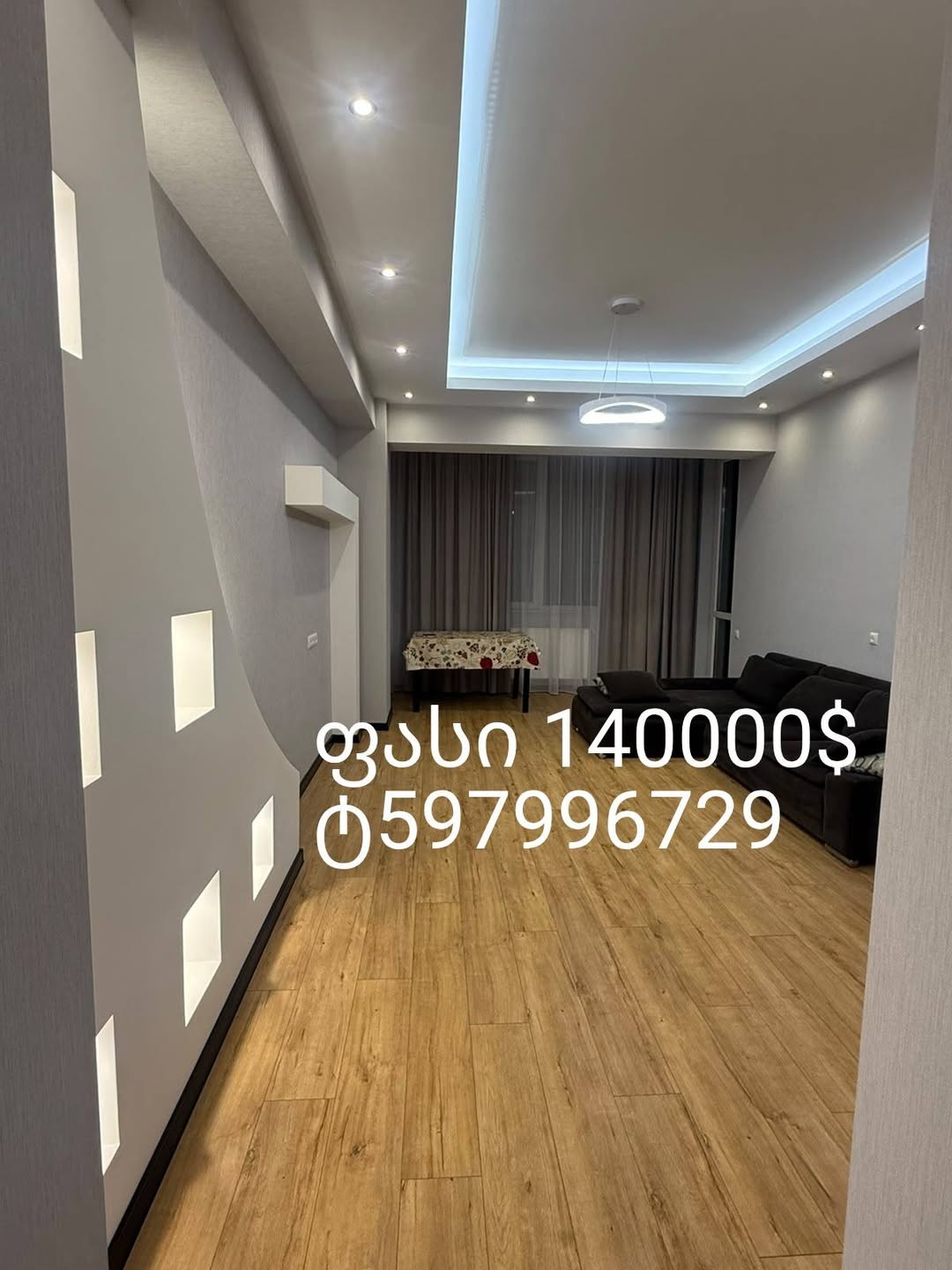 3 oda daire satılık, yeni inşa edilmiş binanın (14) 5. katında. — 140,…