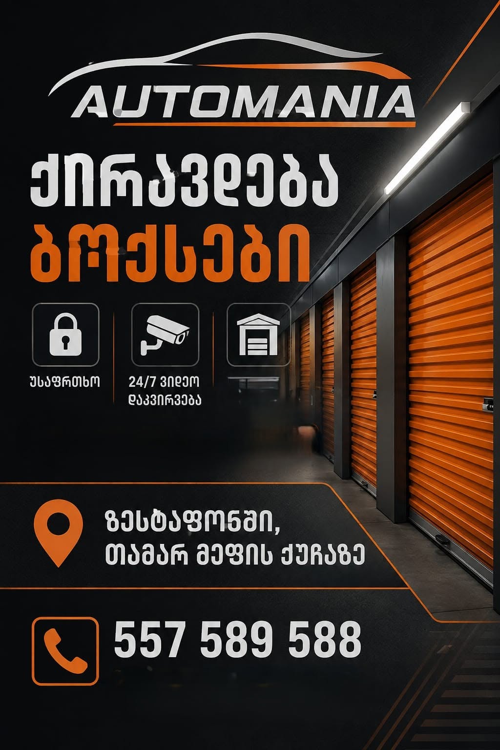 Rent boxes in Zestafoni