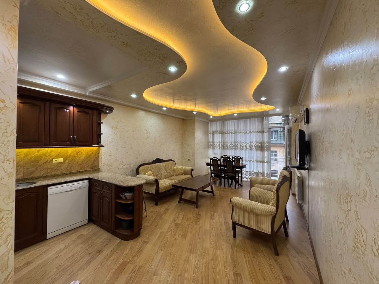 A 2-room apartment for rent in Batumi — $700