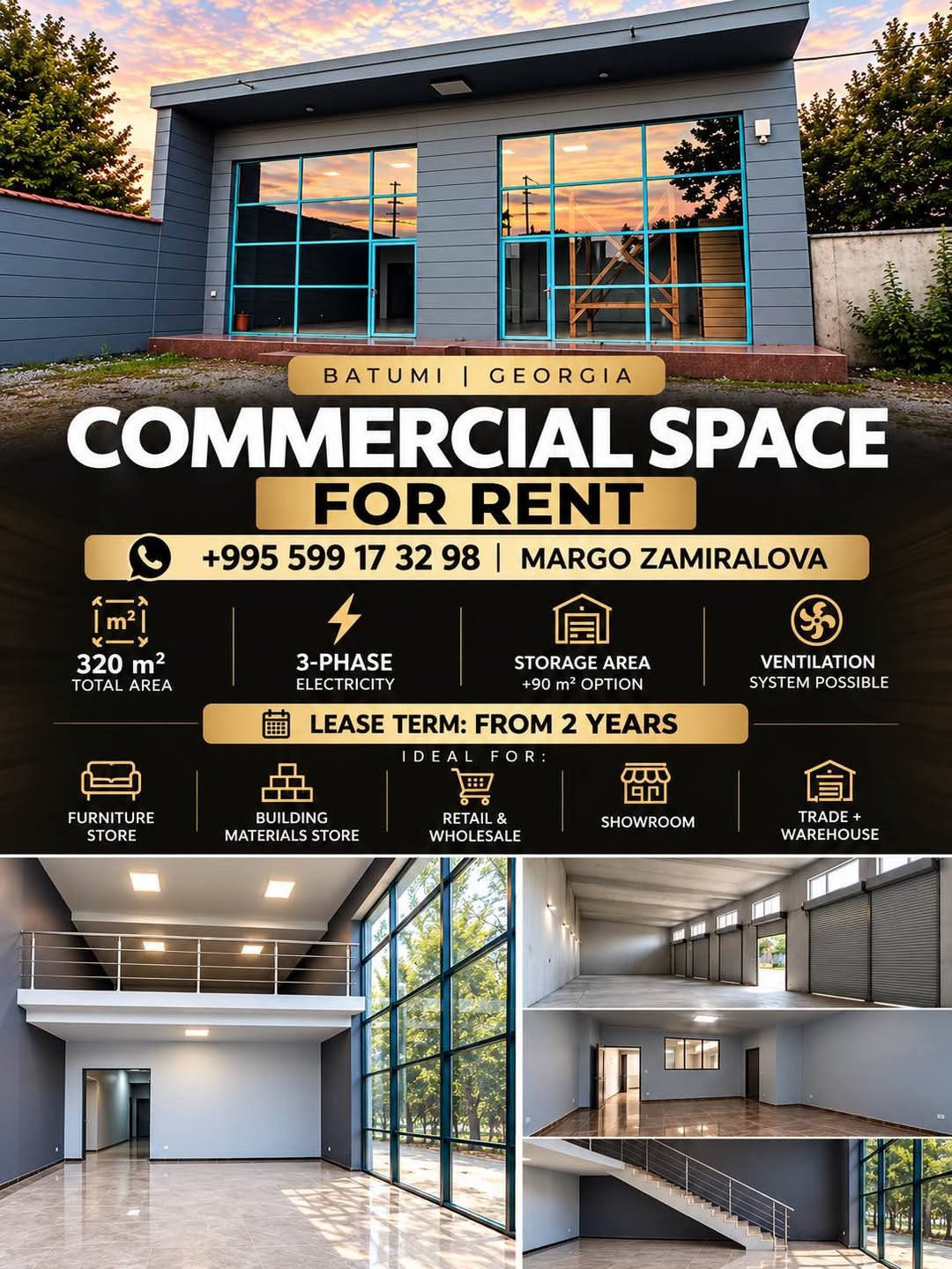 Commercial property, Batumi — $2,000