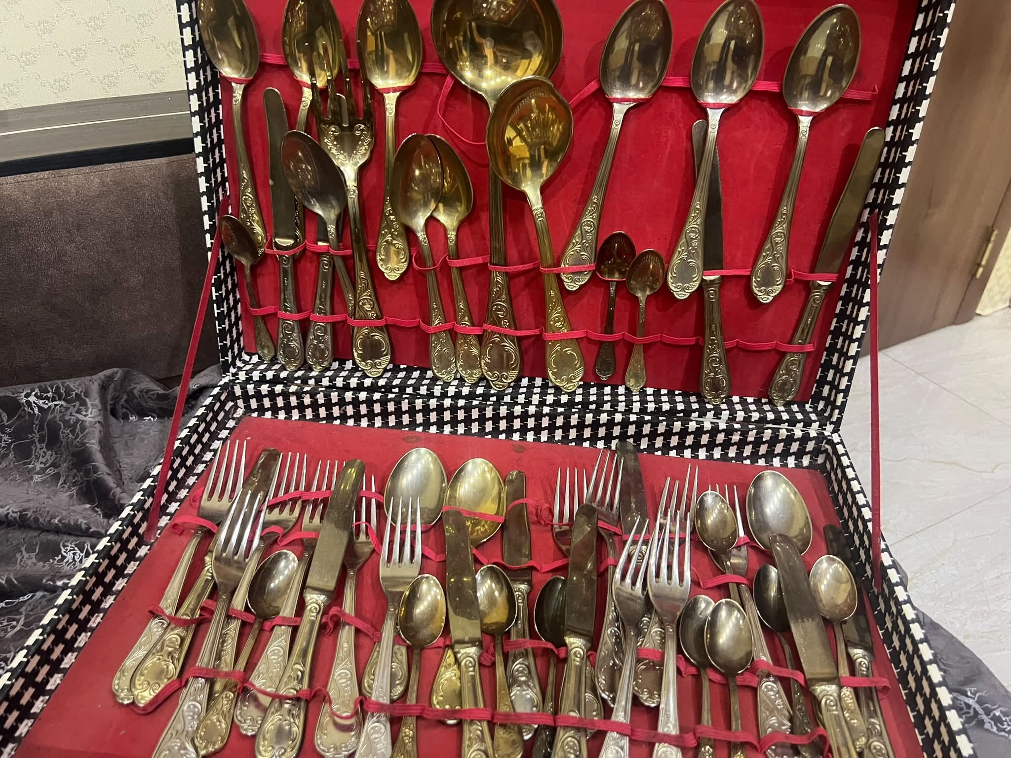 Ancient silver dagger set, all of them