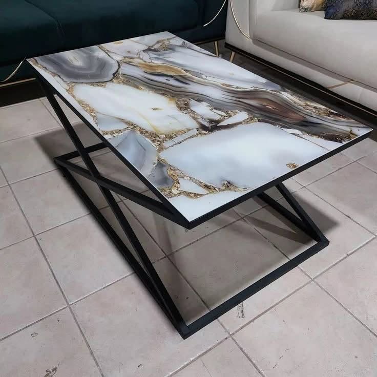 Modern coffee tables made of keramogranite — 50,000֏