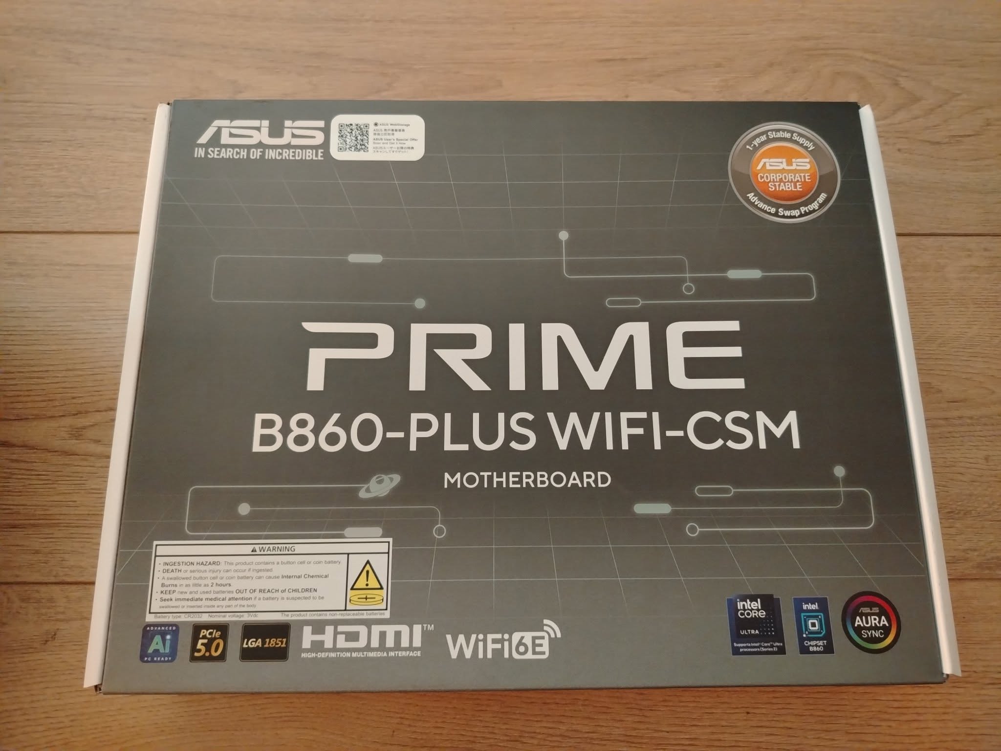 ASUS PRIME B860-PLUS WIFI մայրապլատ