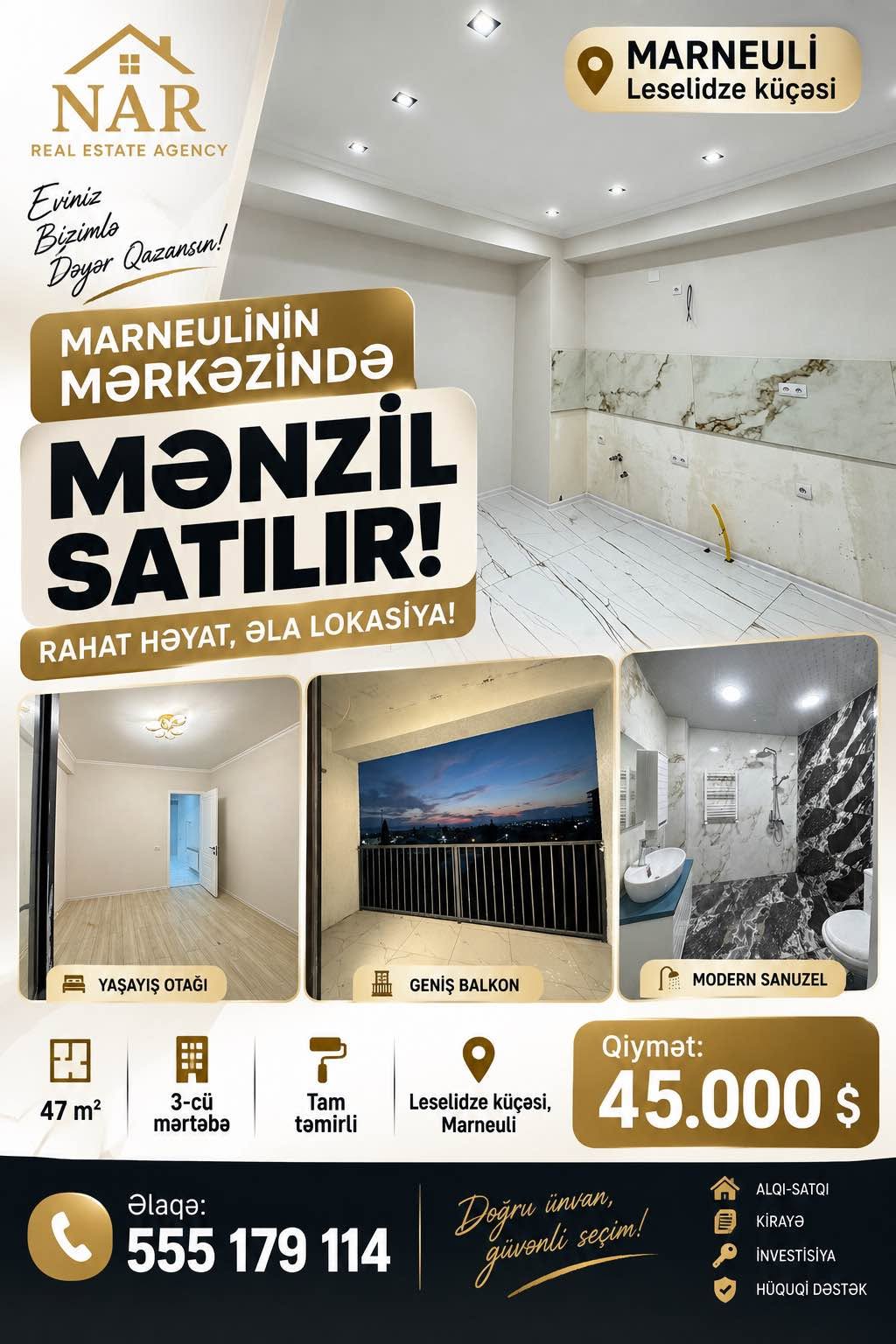 Apartment — $45,000