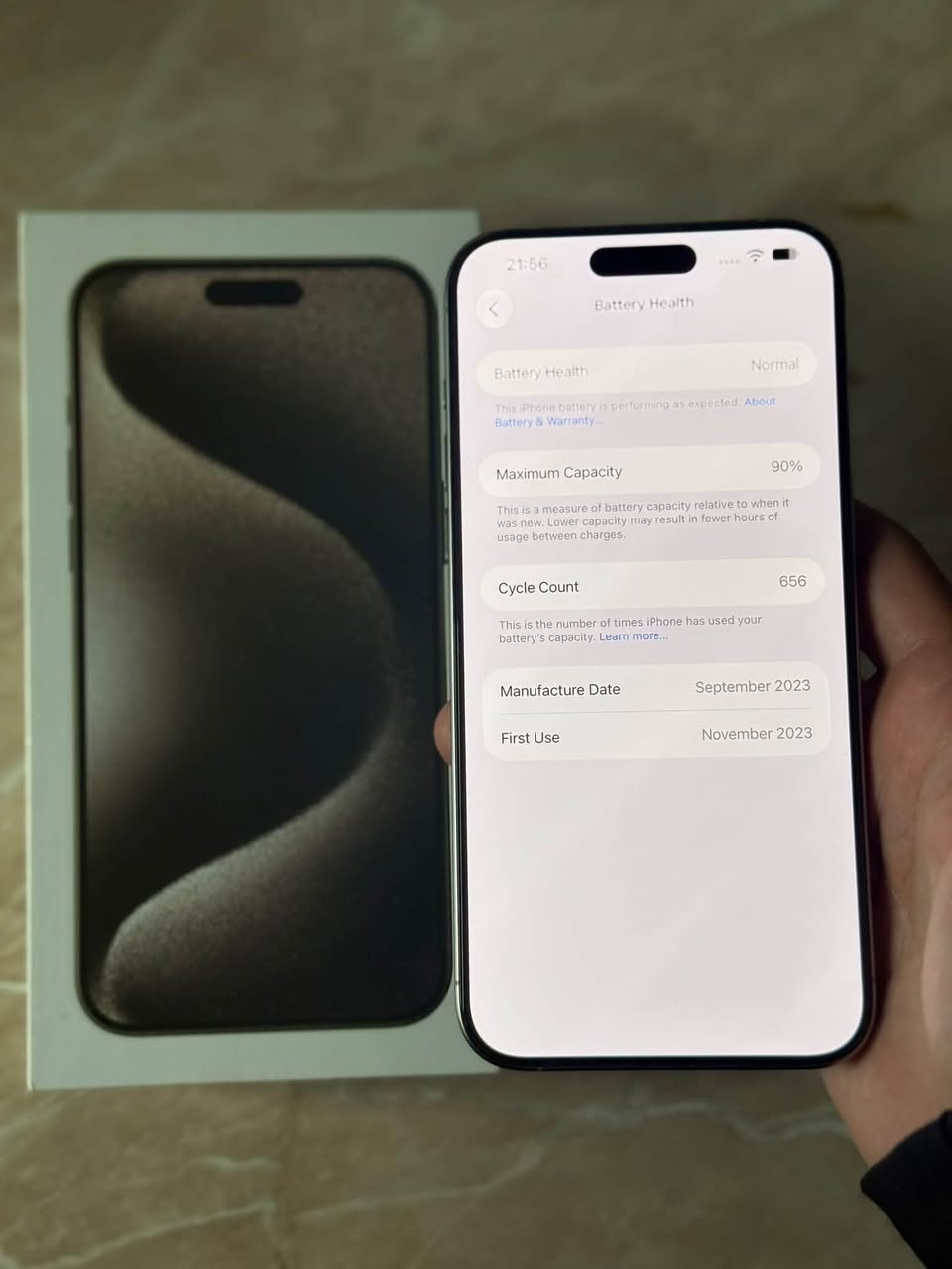 Iphone 15 Pro Max Bh90% 256GB — 1,750$