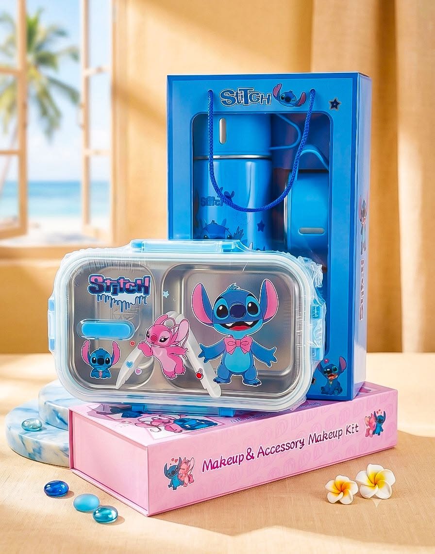 Stitch termos ve lunchbox seti