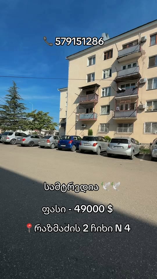 ბინა იყიდება სამტრედიაში, რაზმაძის ჩიხი