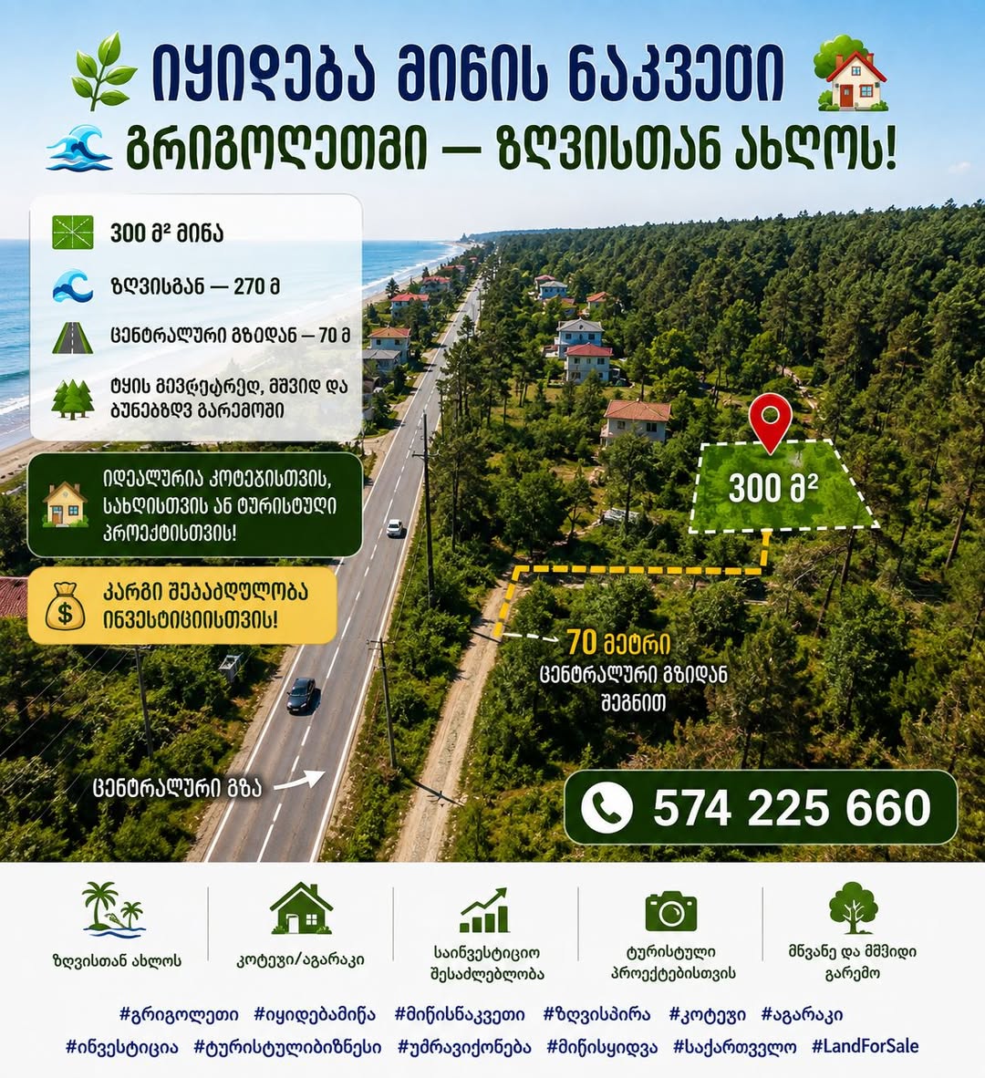 Land plot, Chokhatauri