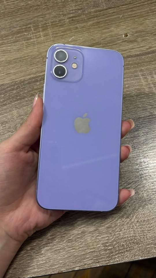 iPhone 12 64GB, 76% battery, purple