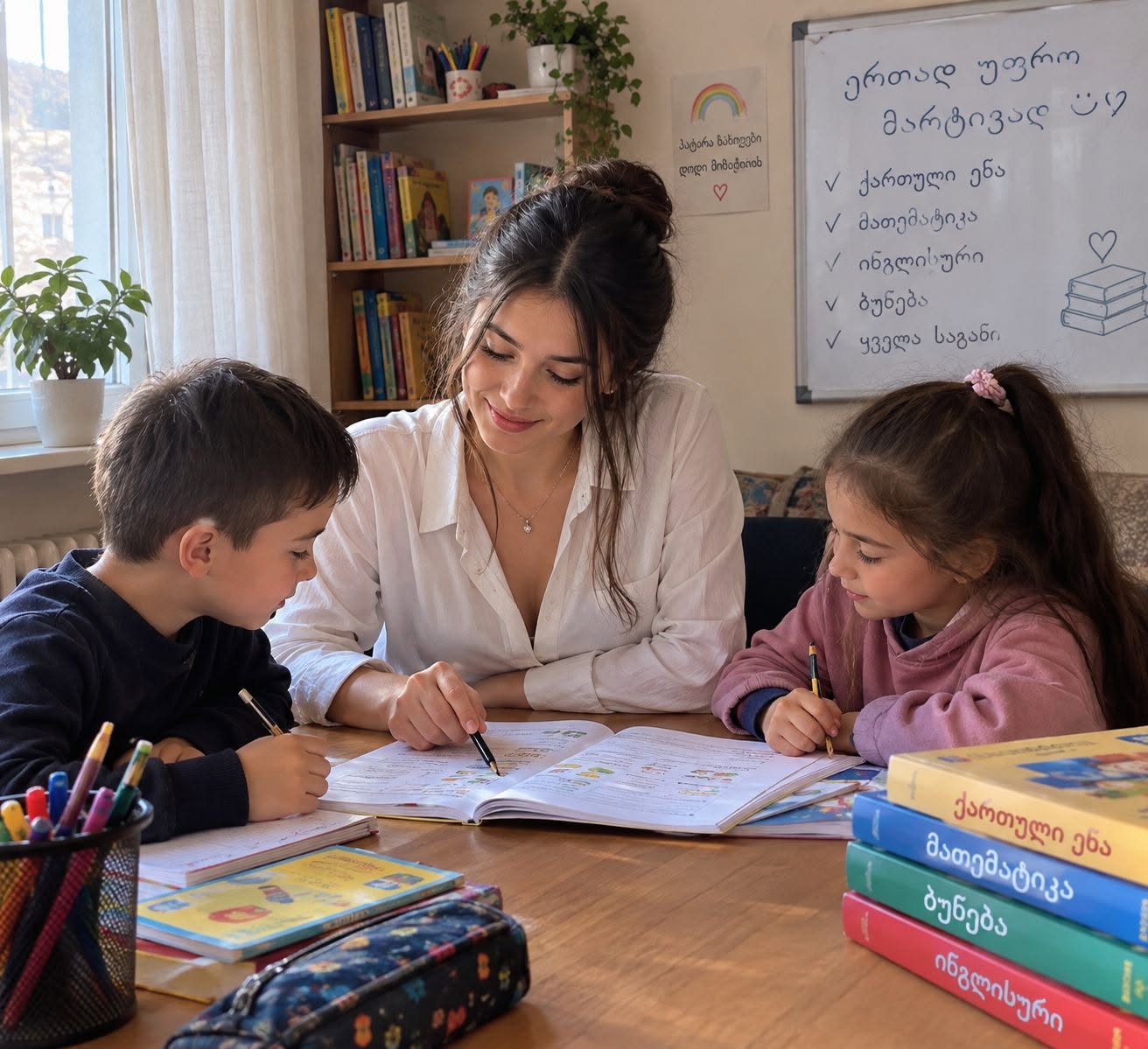 📚I-IV კლასელების მომზადება — სიყვარულით, ყურადღებითა