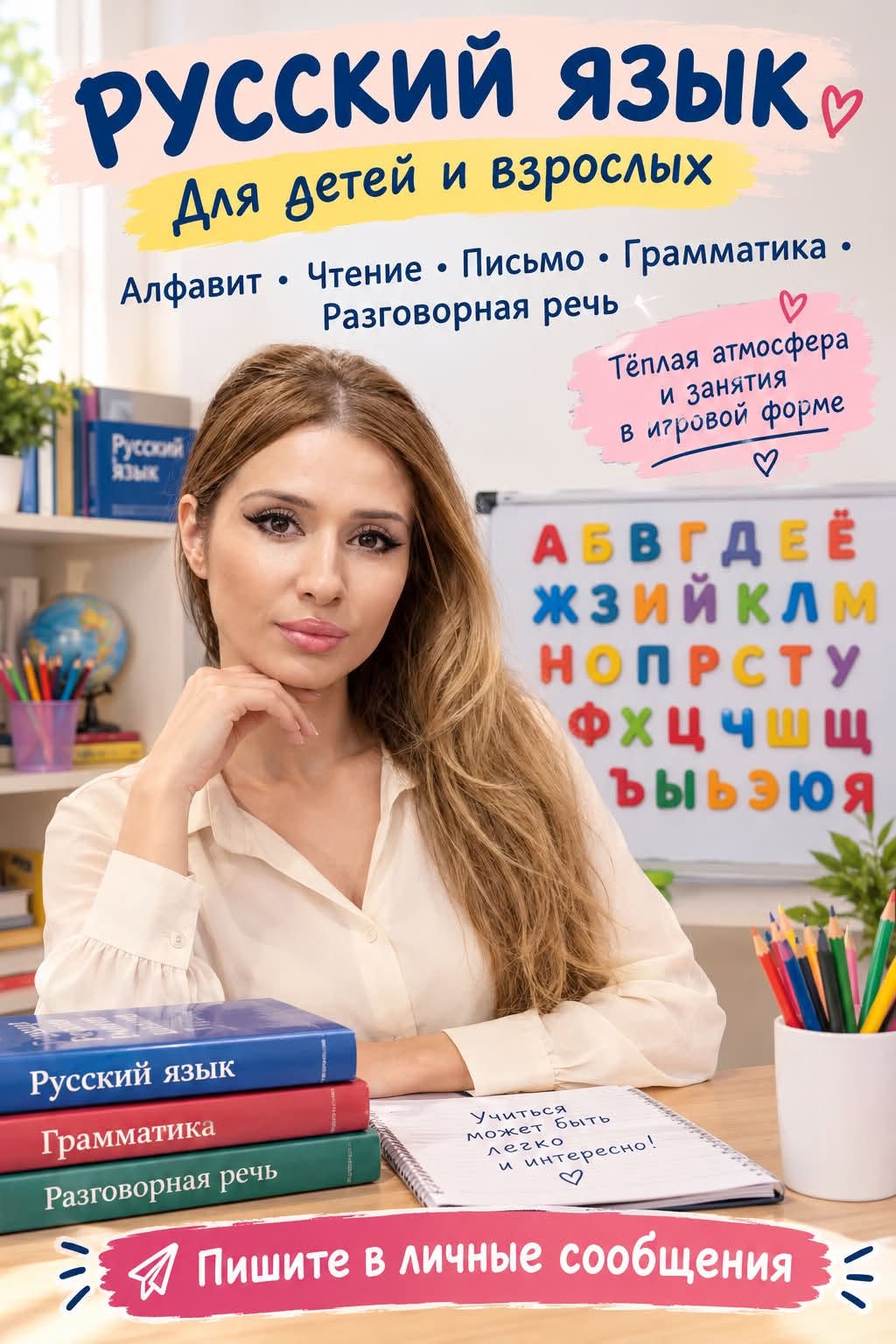 🎓 ბავშვების მომზადება რუსულ ენაში —