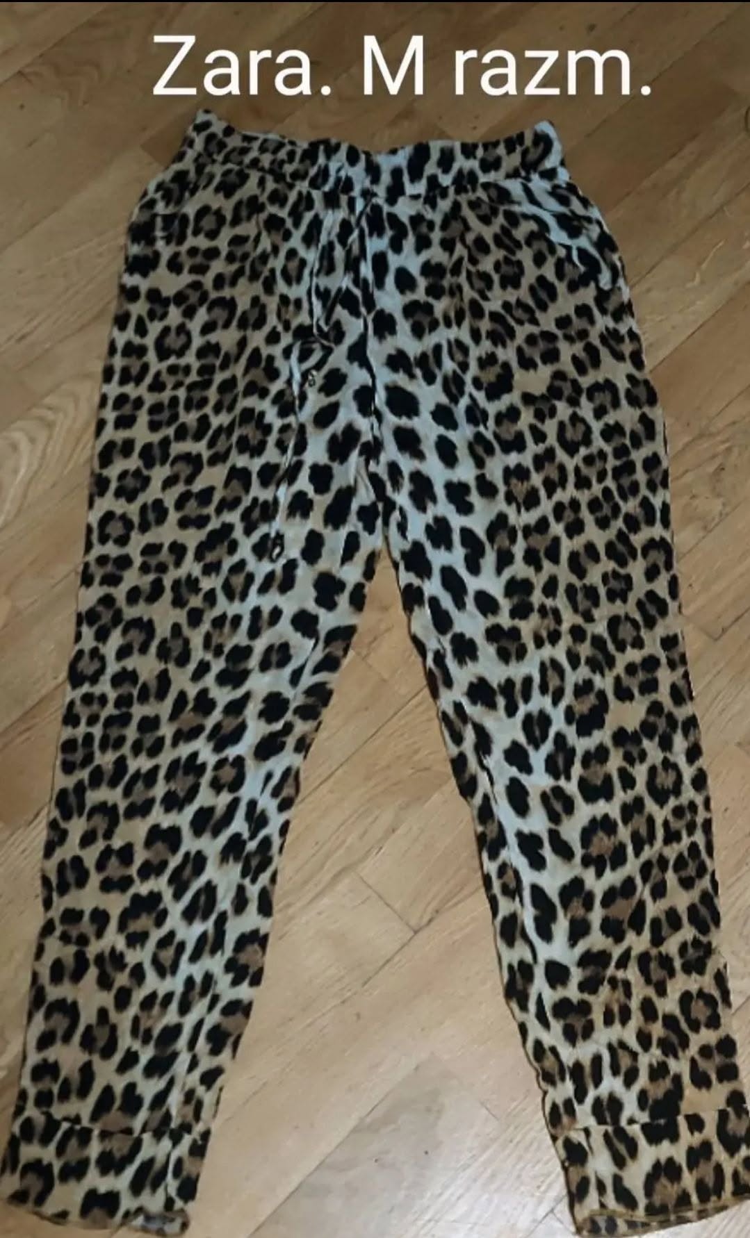 Zara leopard naxışlı şalvar, M ölçü
