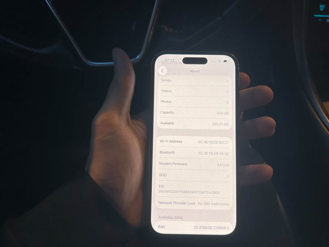 Iphone 14 Pro 256 GB bh77% — 950₾