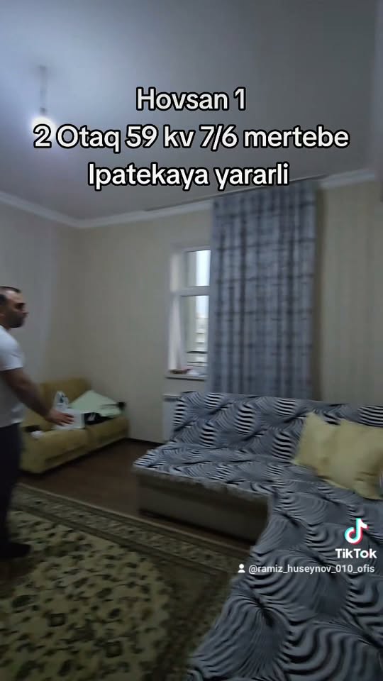 2-room apartment for sale, Baku — 120,000 ₼