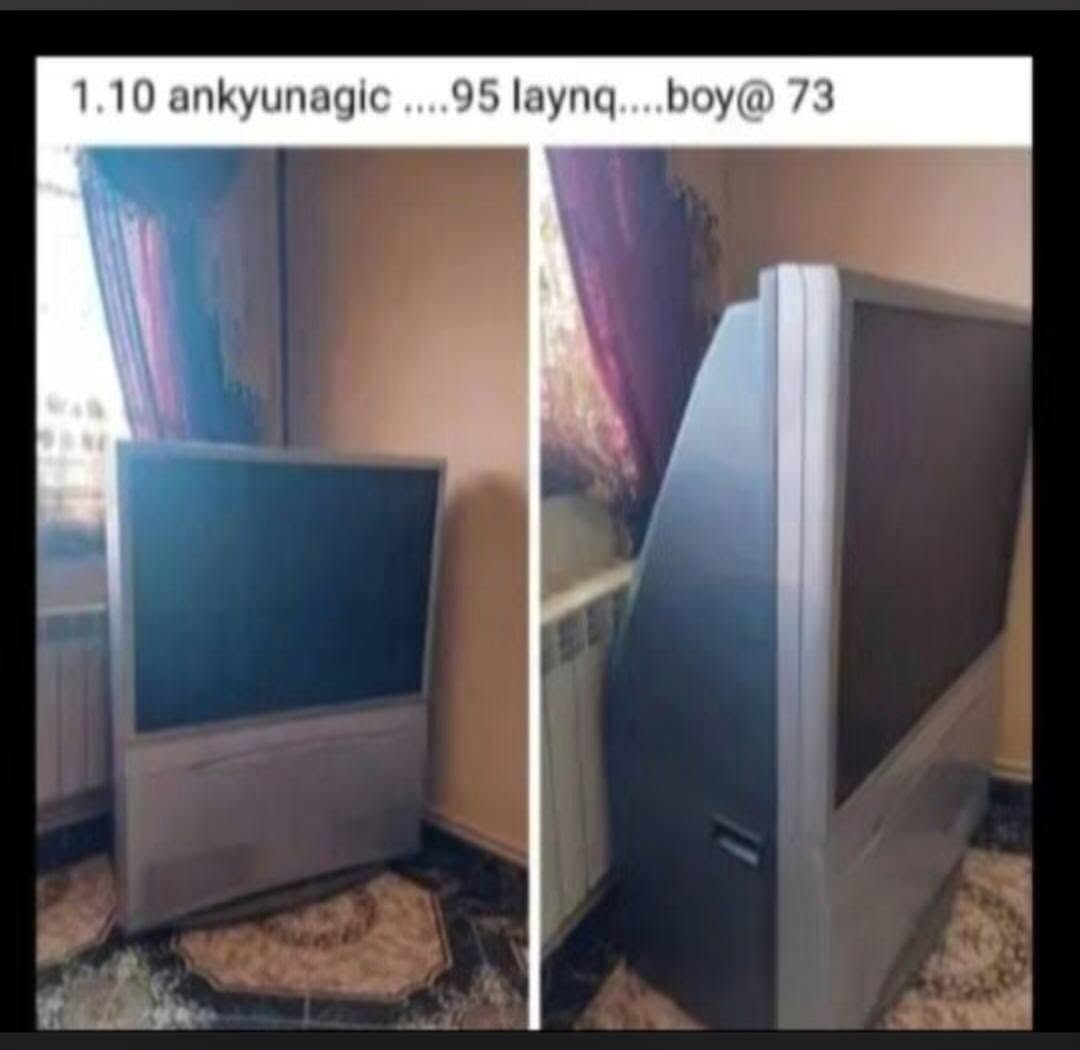 Large old TV for sale