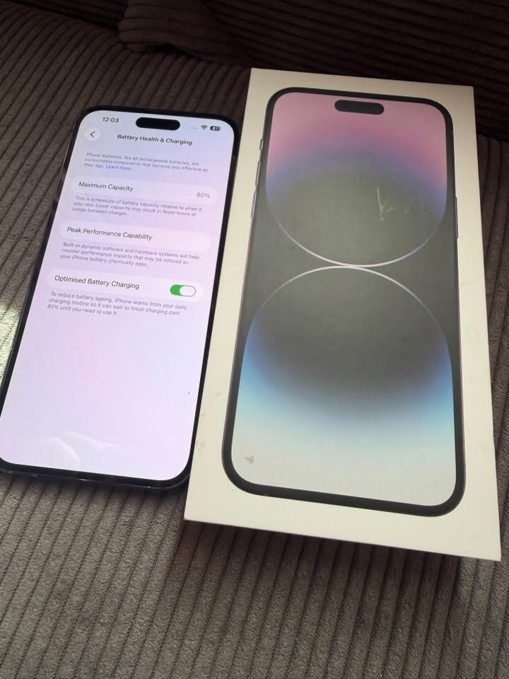 Iphone 14 pro max 256GB ყველაფერი — 750₾
