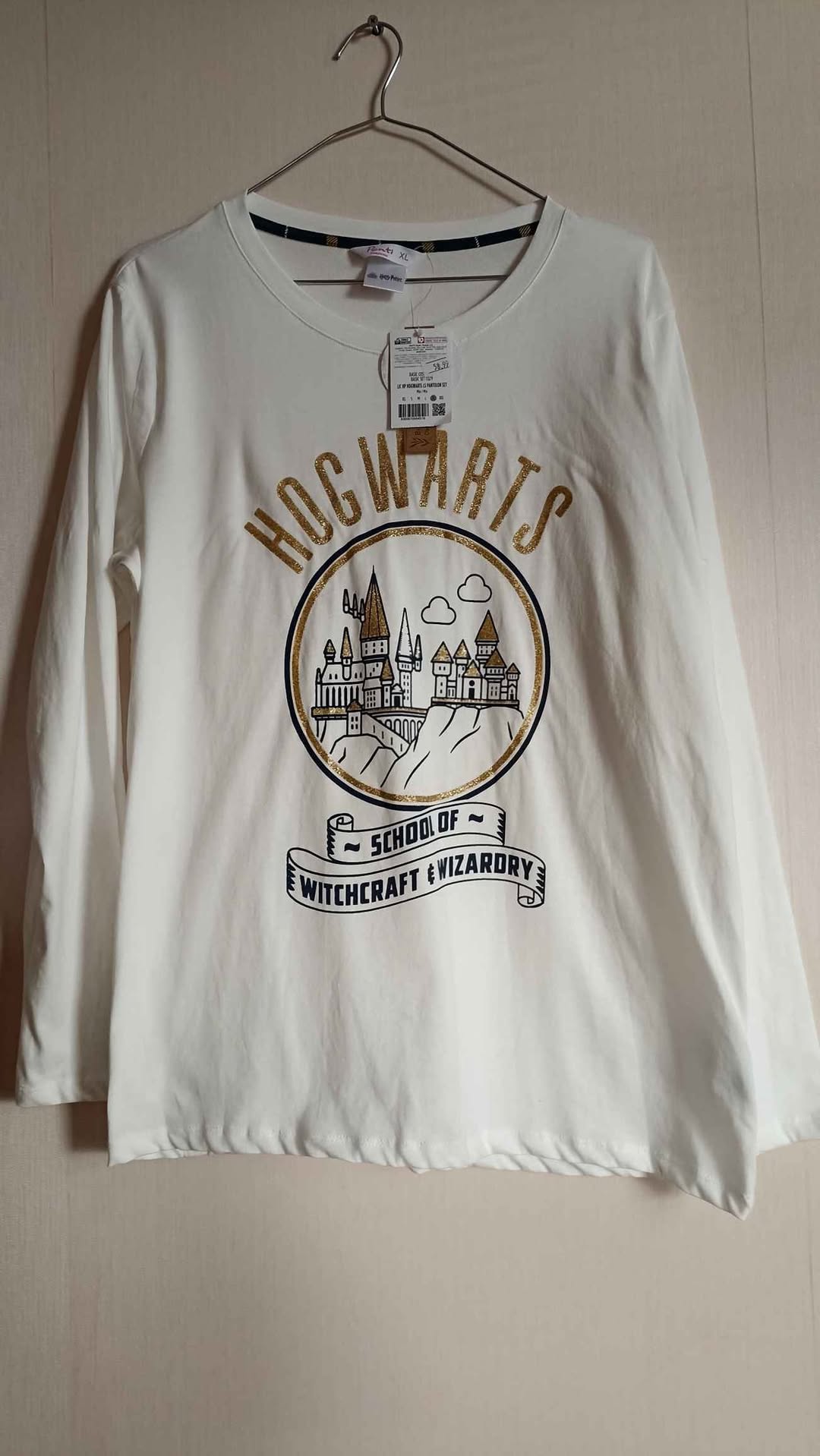 Новая футболка Hogwarts с этикеткой, XL