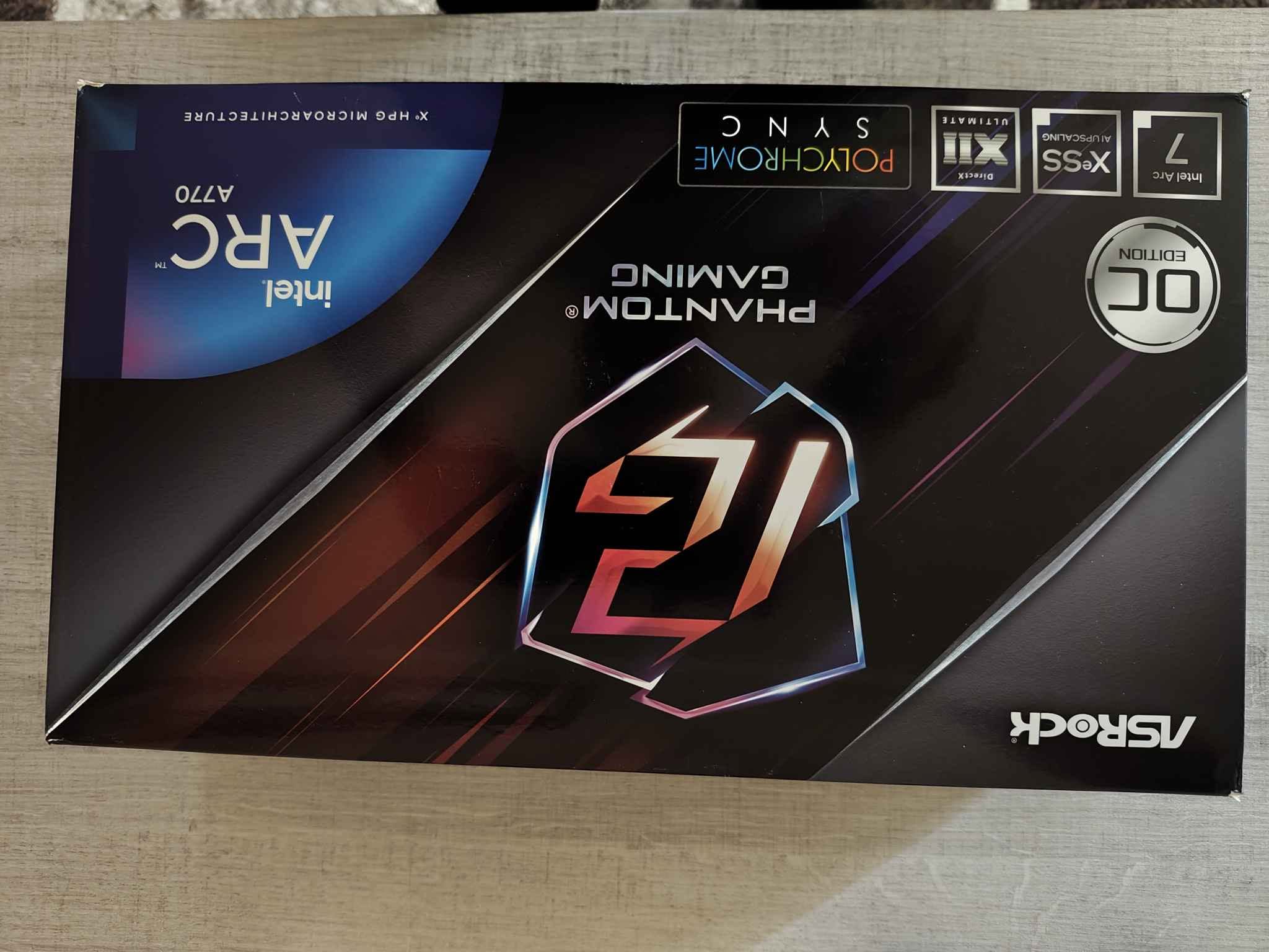 ASRock Arc A770 ekran kartı