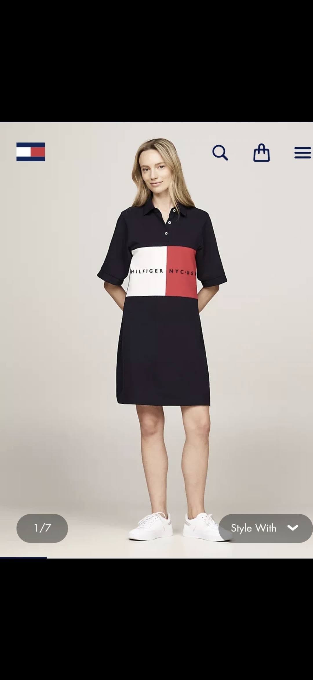 Tommy Hilfiger qadın paltarı, S-M