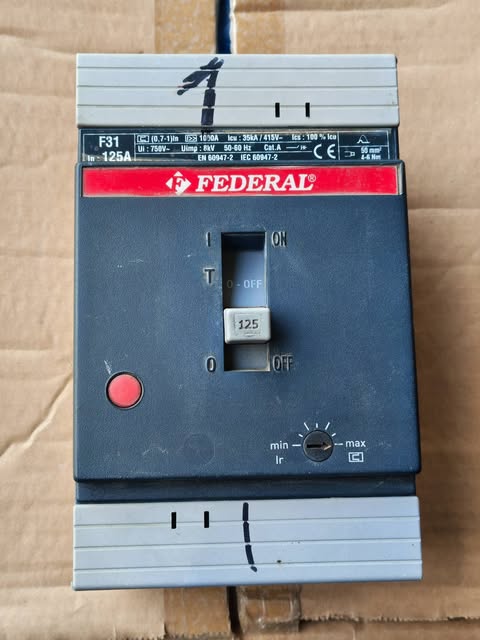 Federal მეორადი ამომრთველი 125A