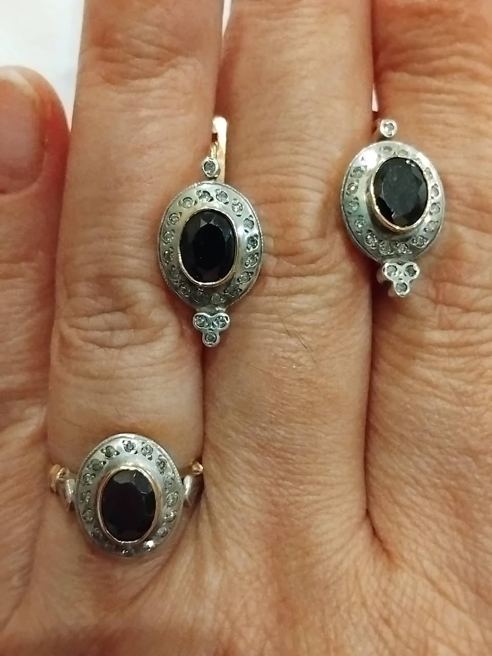 750 585 Safir Brillantlar